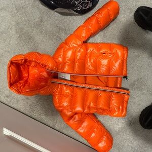 Moncler Orange New Aubert Down Jacket